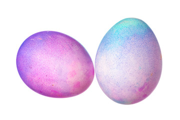 Colorful Easter Egg isolated on white