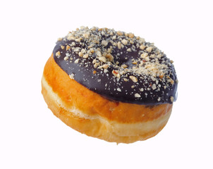 Donut isolated on white background