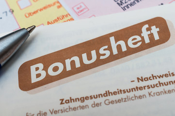 Zahnarzt Bonusheft Vorsorge 