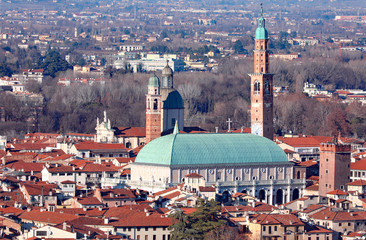 The most famous palace in Vicenza City called Palladian Basilica