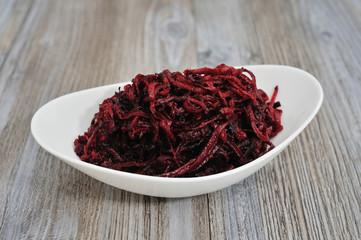 salad of cabbage, beets and carrots - pickled vegetable