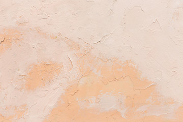 background to the old wall beige paint flaked