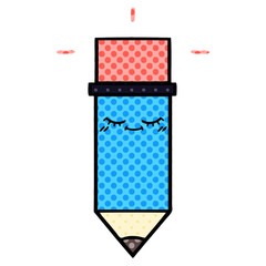 comic book style cartoon pencil