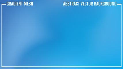 Abstract blue vector background, color mesh gradient, wallpaper for you project. Natural bright color