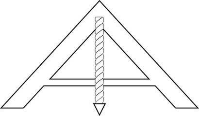 Masonic symbol of Senior Warden for Blue Lodge Freemasonry