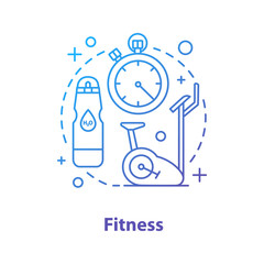 Fitness concept icon