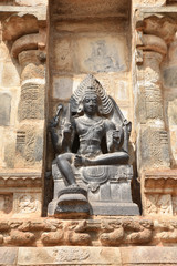  Statue au temple de Darasuram en Inde du Sud