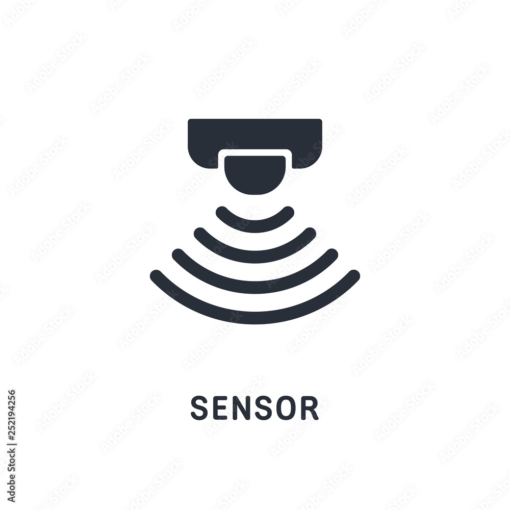 Poster touch signal, sensor control. vector icon.