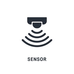 Touch signal, sensor control. Vector icon.
