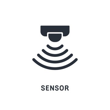 Touch signal, sensor control. Vector icon.
