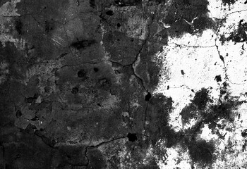 cracked bare wall 