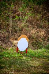 Clean target for battle shooting, IPSC target shooting guns.