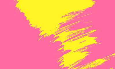 pink and yellow orange paint abstract background texture with grunge brush strokes