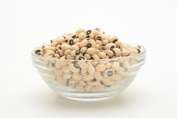 Alubia carilla en un bol de cristal