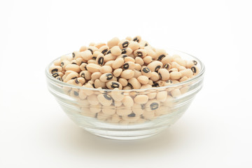 Alubia carilla en un bol de cristal