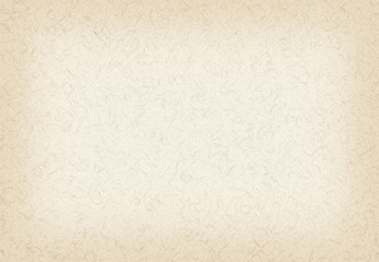 ベージュ色の端が焼けた和紙背景素材テクスチャ