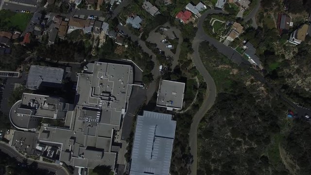 Aerial of Urban Neighborhood Residential Homes .MOV