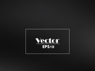 Black vector gradient background for your design