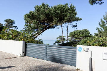 portal gate on the sea property with ocean view