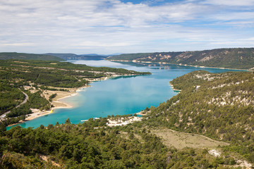 Fototapeta na wymiar lago di Saint Croix, France