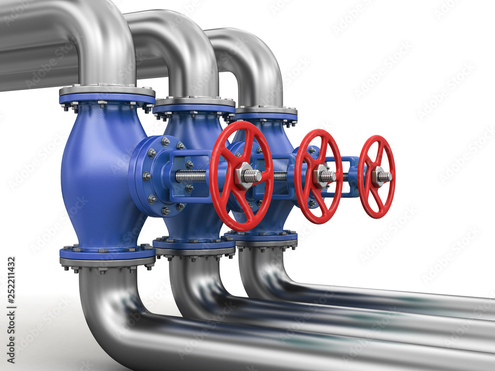 Poster pipeline. image with clipping path