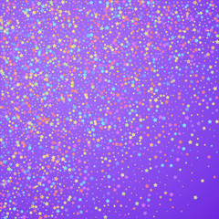 Festive confetti. Celebration stars. Colorful star