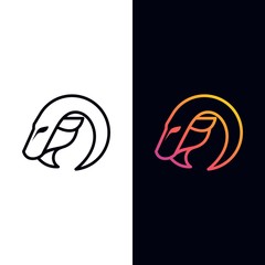 Line Art Dragon Color Designs illustration vector template