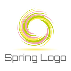 Spring abstract logo