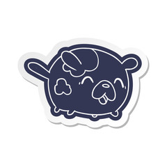 cartoon sticker kawaii cute patch dog