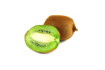 kiwi on white background