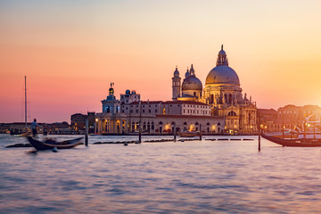 Obraz premium Venice, Italy at sunset.