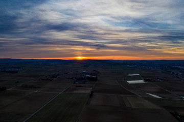 Naklejka premium Sonnenuntergang