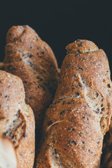 homemade bakery cereal full sight bun