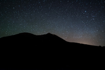 El universo sobre el Teide.