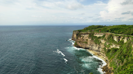 Cliff at Uluwatu Temple or Pura Luhur Uluwatu