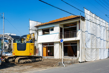 住宅の解体工事