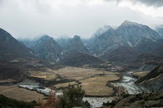 montagne in Albania
