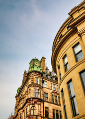 Fototapeta premium Old and Modern Facades Together