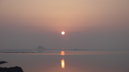 바다 일출