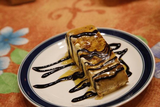 dessert with cocolate