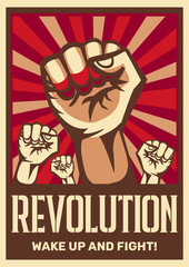  Revolution Propaganda Poster 