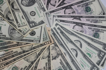 american dollars background