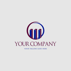 Accounting Icon Logo Design, Tax icon logo Design - vector