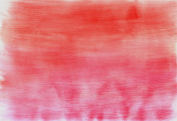 Watercolor pink abstract handmade background