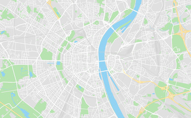 Cologne, Germany downtown street map