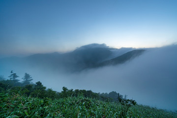 群馬県　毛無峠の雲海