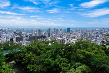 Fototapeta na wymiar 神戸 諏訪山展望台からの景色
