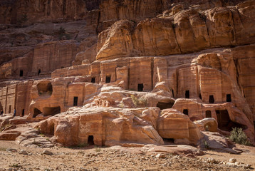 Street of Facades, Petra, Jordan, Middle East