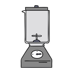 cartoon doodle of a food blender