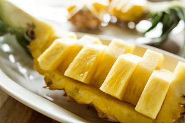 fresh pineapple fruit
